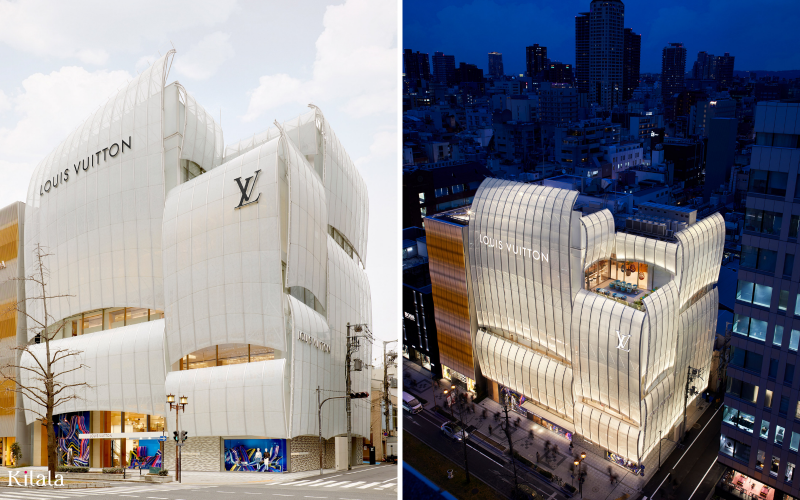 cửa hàng Flagship tại Osaka mang những ý nghĩa khác nhau vào ban ngày và ban đêm